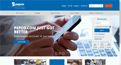 Desktop Screenshot of pepco.com