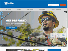Tablet Screenshot of pepco.com