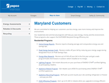 Tablet Screenshot of homeenergysavings.pepco.com